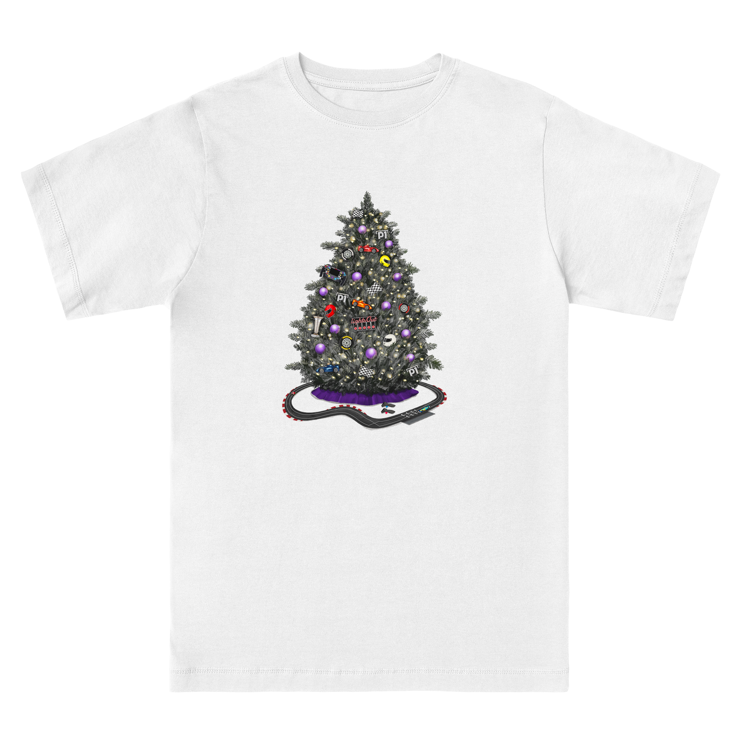 P1 Christmas Tree Tee