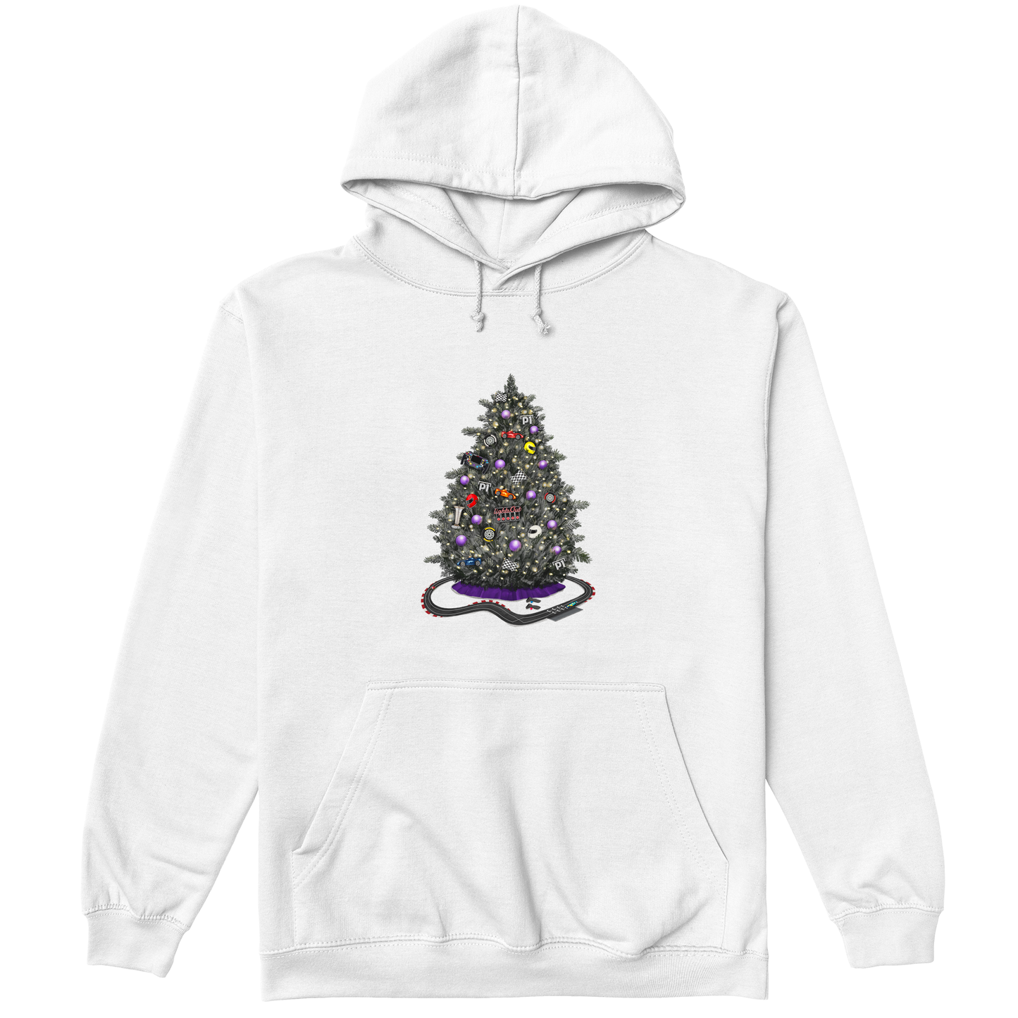 P1 Christmas Tree Hoodie