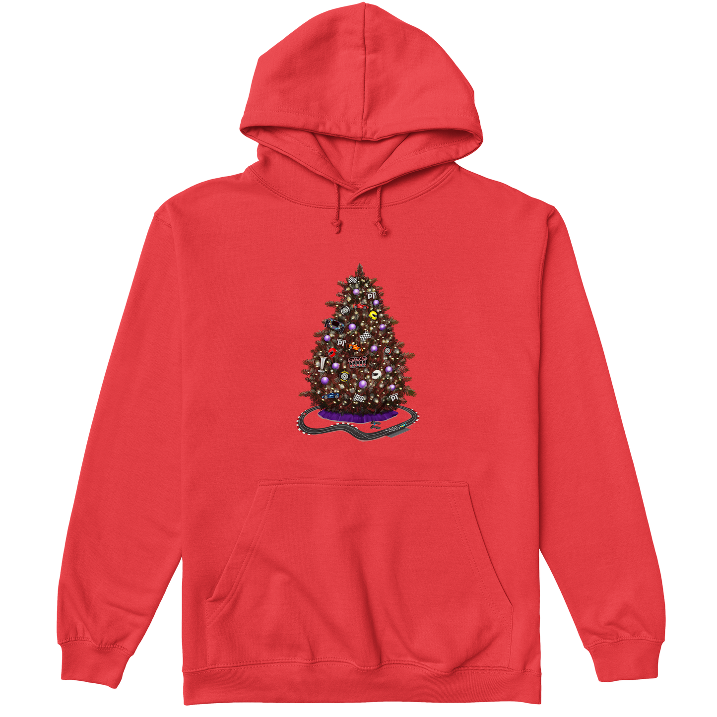 P1 Christmas Tree Hoodie