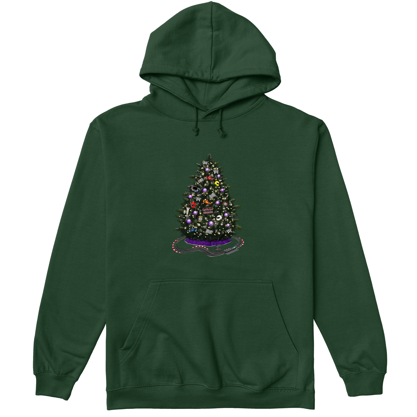 P1 Christmas Tree Hoodie