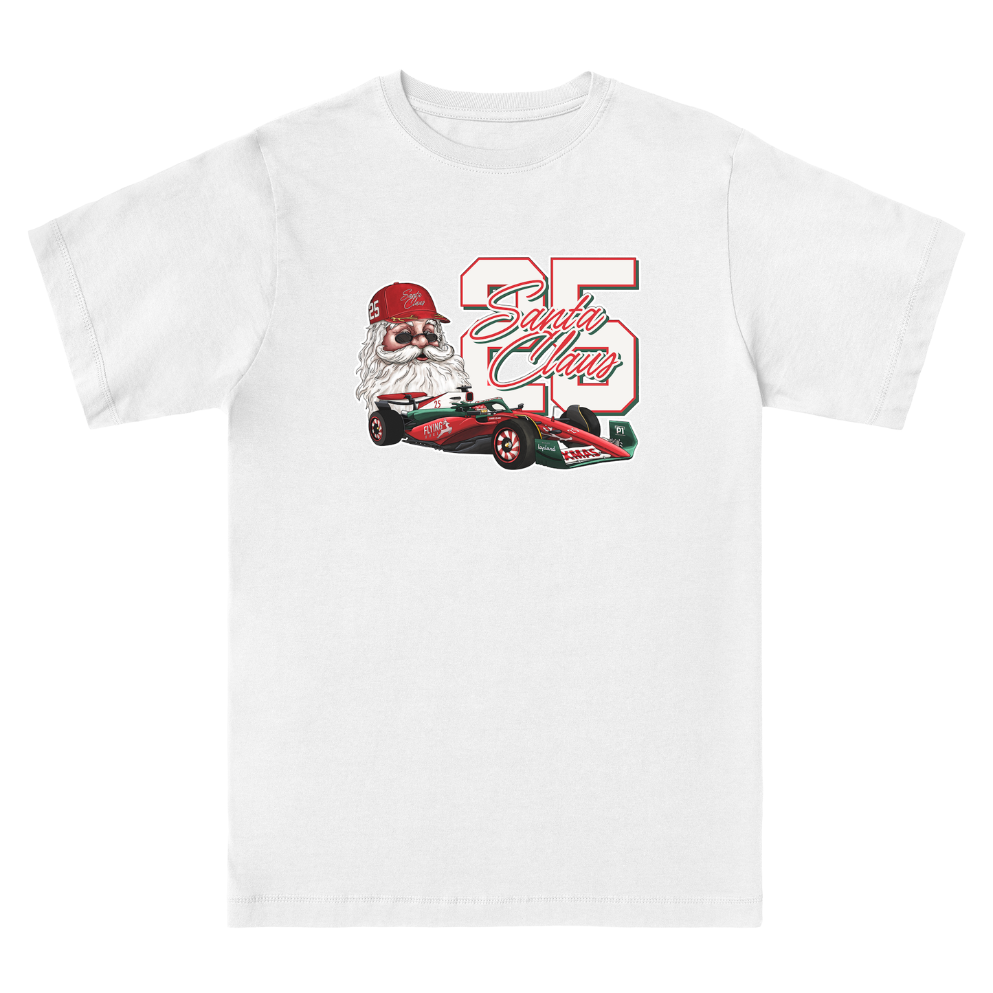 Santa Racing Team - Christmas Tee