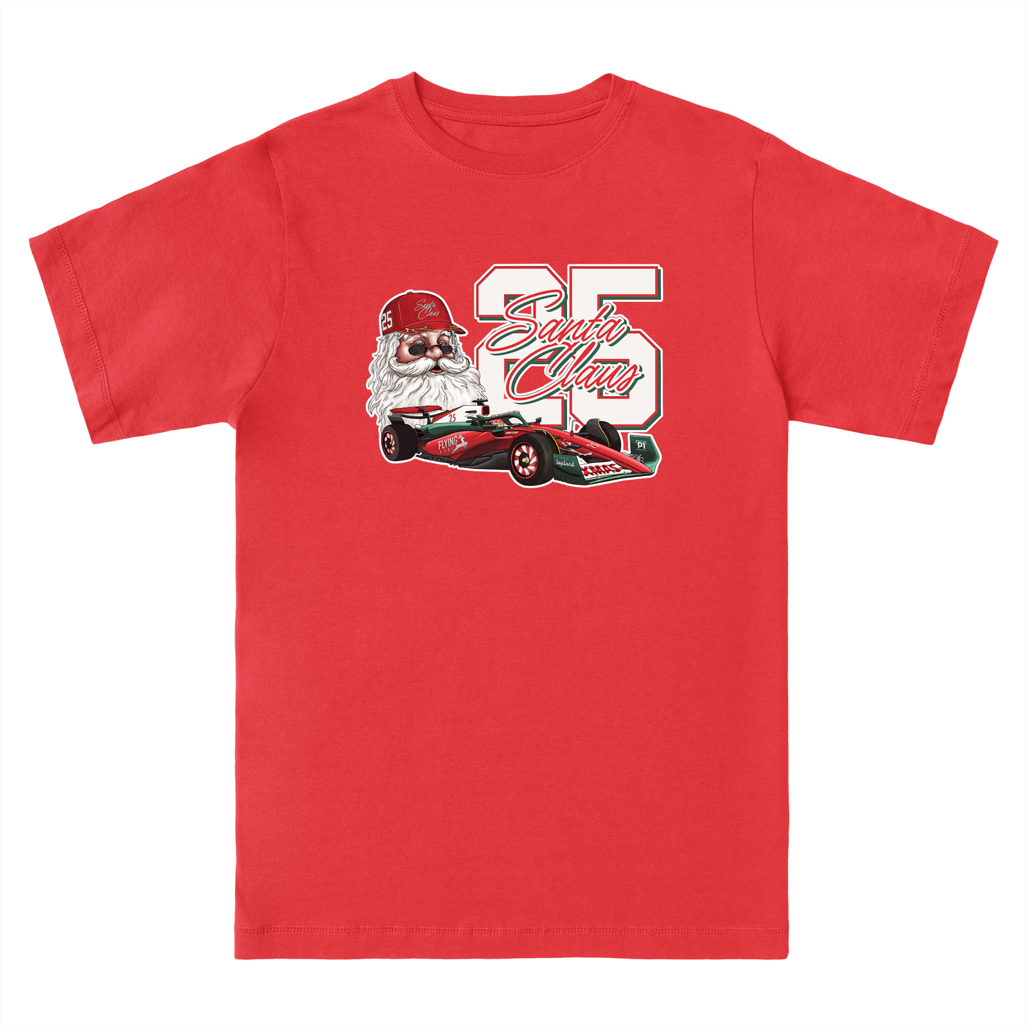 Santa Racing Team - Christmas Tee