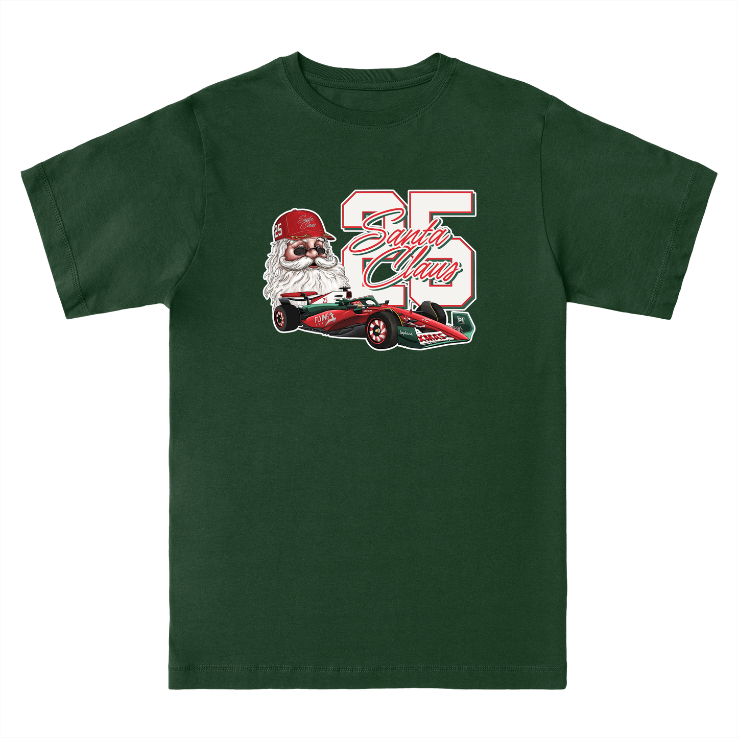 Santa Racing Team - Christmas Tee